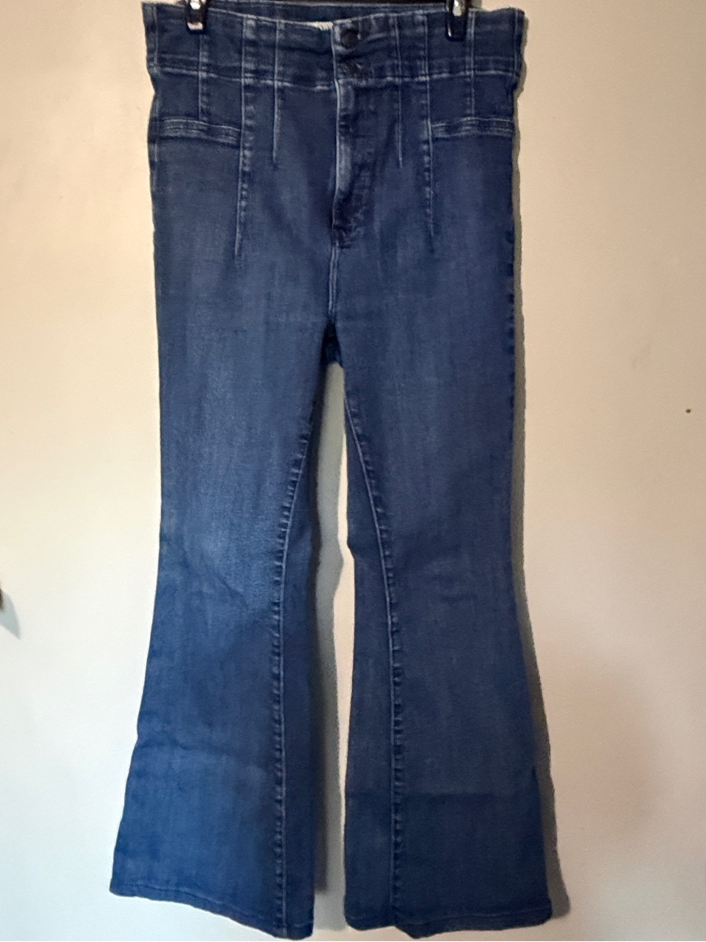 We The Free Dark Blue Flare Jeans